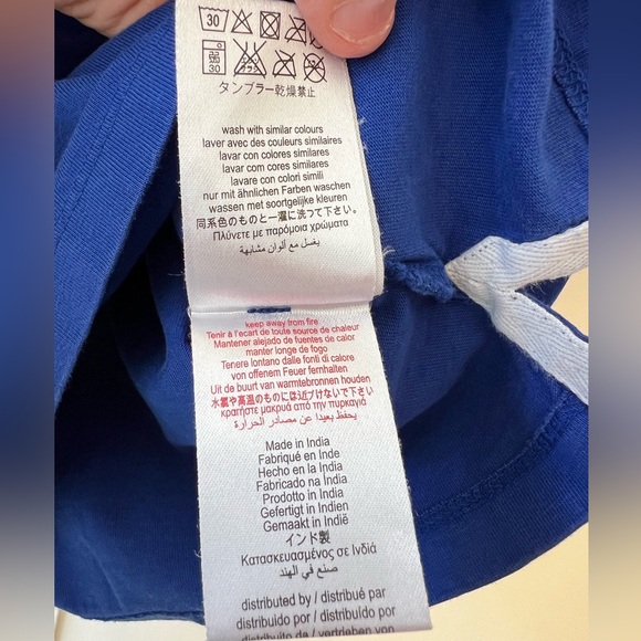 Hugo Boss Boys Blue Collar Cotton Long Sleeve Shirt‎ Size 4 - Picture 8 of 12